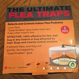 Flea Trap Sticky Pad Set with Power Cord